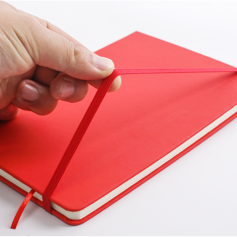 Wholesale Manufactured A5 80 Sheets Gift Hardcover Strap Notepad Student Diary Notebook for Office Use