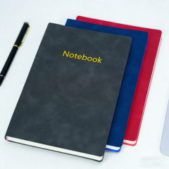 Manufacturer Customized Performance Goal Diary Planner Notebook Color Cover General Stock Leather Notebook for Office and School