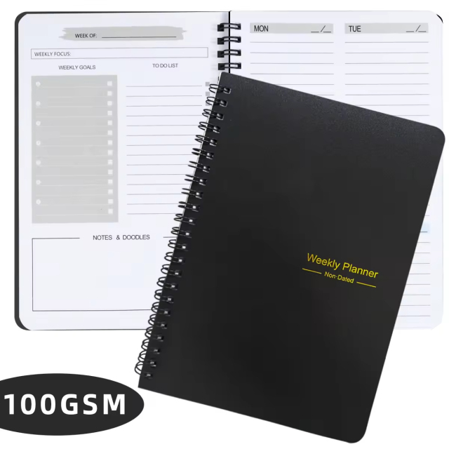 Notebooks Customizable A4 Journal Custom Printed Notebook A5 Study Organizer Daily Planner with Logo 2025