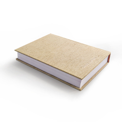 Custom Printing Service Customised Diary Planner Journal Hardcover Fabric Cover A5 Notebook Journal With Ribbons