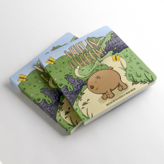Factory Custom Printed Cute Hardcover Board Book for Children Using Coated Offset Fancy Paper Types