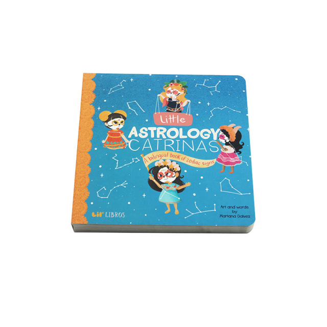 Custom Thick Paper Hardcover Book for Children Pink Luxury Offset Printing Lamination Hard Paper Paperboard Printing