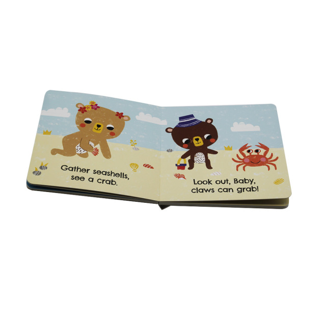 Custom Thick Paper Hardcover Book for Children Pink Luxury Offset Printing Lamination Hard Paper Paperboard Printing