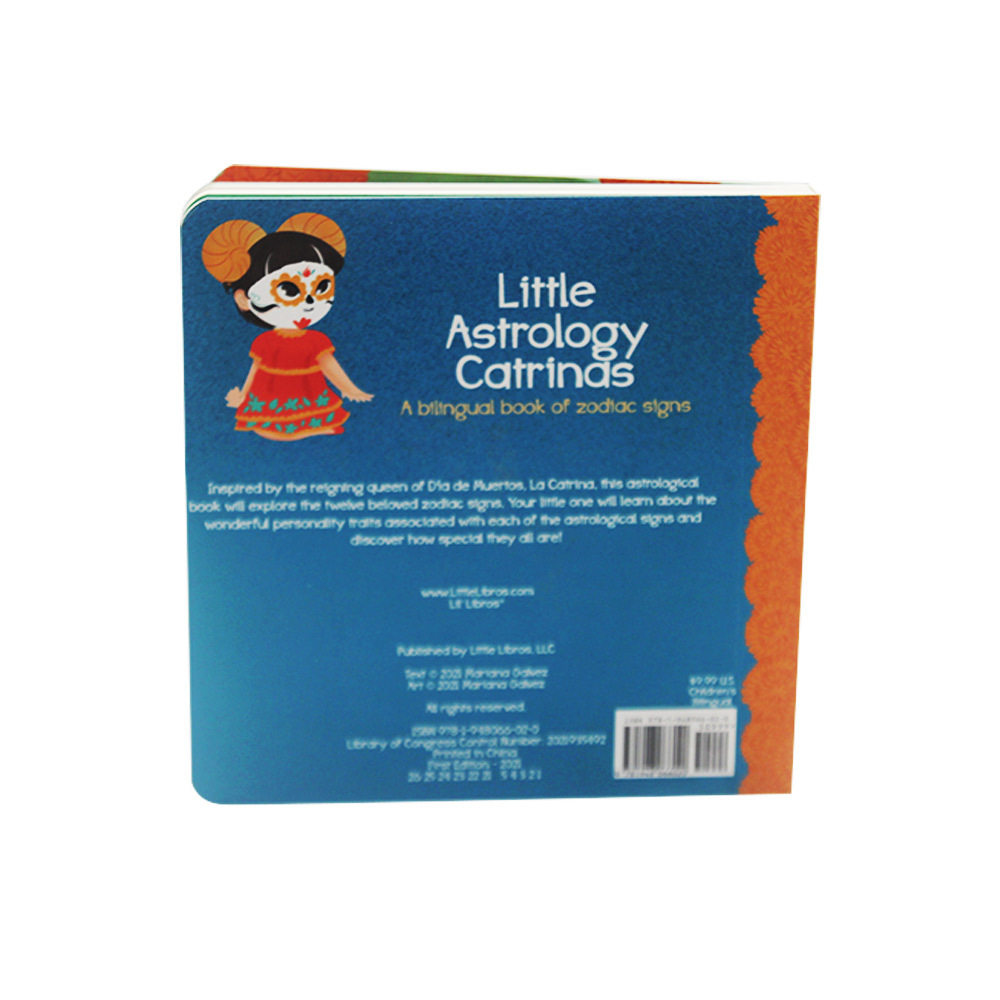 Custom Thick Paper Hardcover Book for Children Pink Luxury Offset Printing Lamination Hard Paper Paperboard Printing