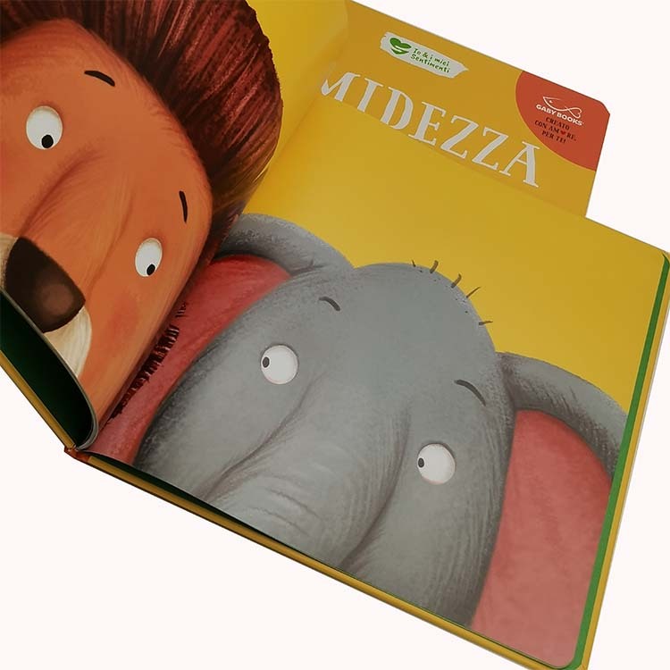 Customization New Cheap Hardcover Children Book Printing Cardboard 3d Books