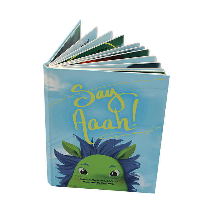 Custom Hardcover Learning Anime Kids Board Book Children Book Printing