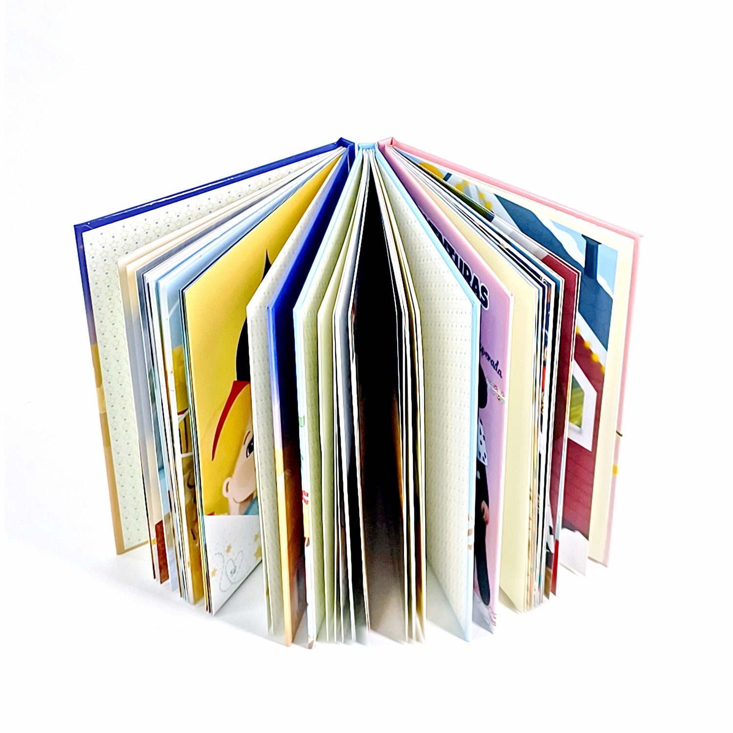 Custom Printing Stories Book Short Nursery Rhymes Fairy Tales Bedtime Story Book Hardcover Full-color Printing Children's Book