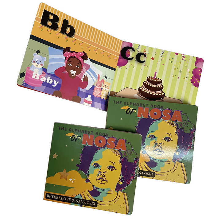 Custom Children Board Book Printing CMYK Sewn Binding Kids Picture Hardcover English Story Educational Books for Children