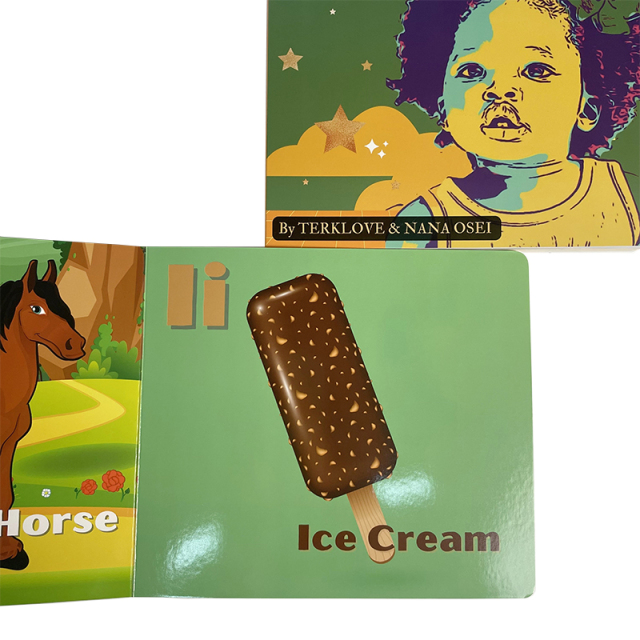 Custom Children Board Book Printing CMYK Sewn Binding Kids Picture Hardcover English Story Educational Books for Children