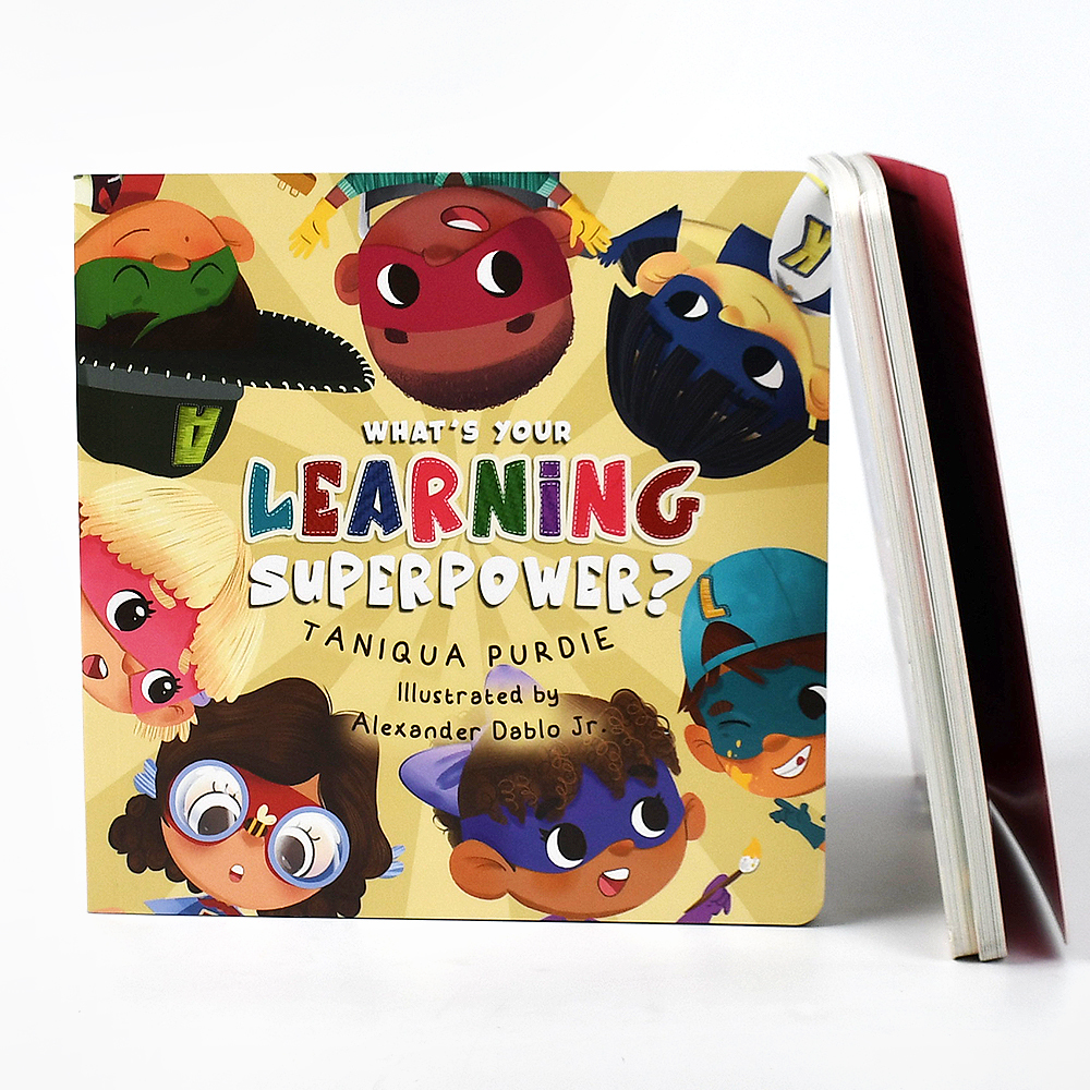 OEM Book Printing Full Color Custom Hardcover Durable Board Book Children Book Printing for Early Learning