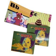 Custom Children Board Book Printing CMYK Sewn Binding Kids Picture Hardcover English Story Educational Books for Children