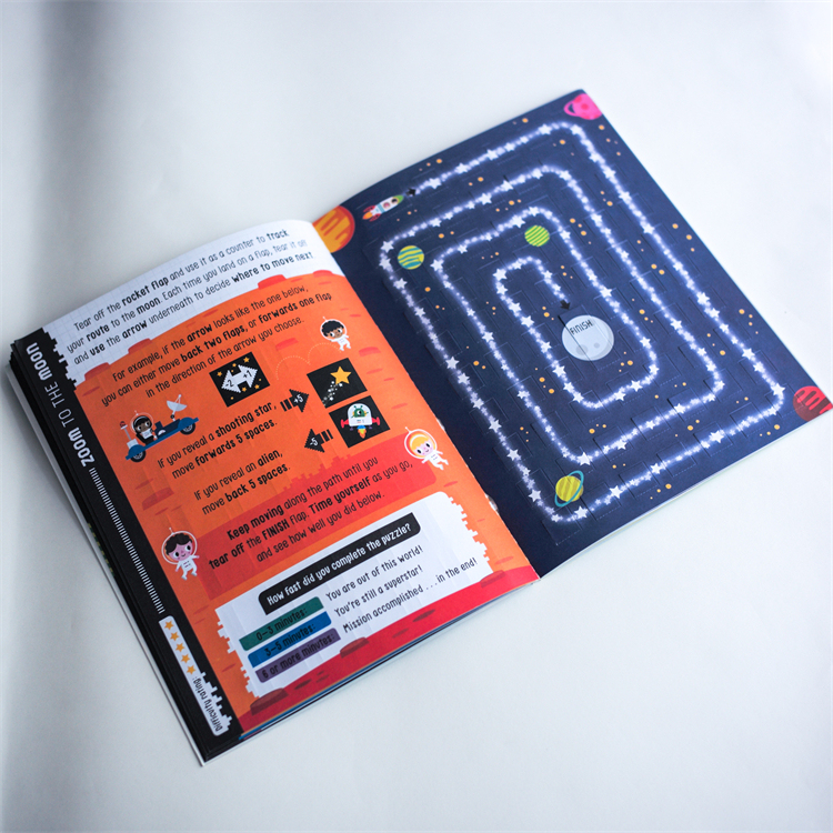Customized Children's Educational Story Novel Book Coloring Drawing Activity Hardcover Paperback-Offset Printing Cardboard