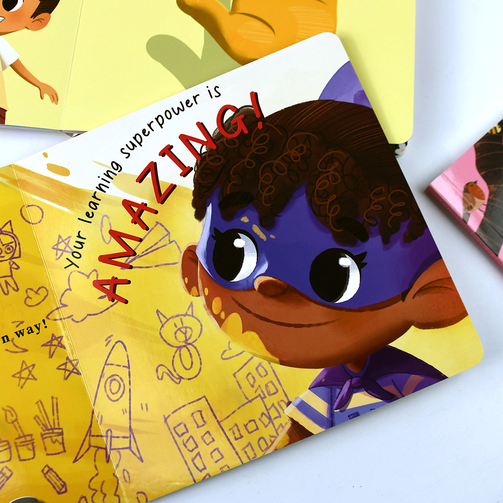 OEM Book Printing Full Color Custom Hardcover Durable Board Book Children Book Printing for Early Learning