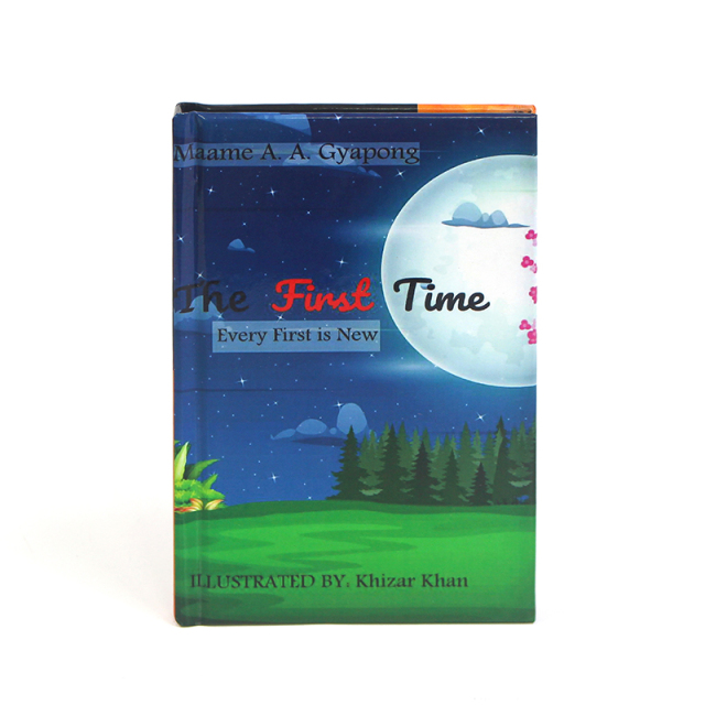 Custom Coloring Printed on Art Paper Children Illustration A4 Cardboard Hardback Board Hardcover Children's Books Printing