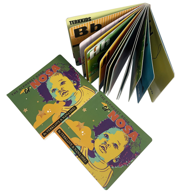 Custom Children Board Book Printing CMYK Sewn Binding Kids Picture Hardcover English Story Educational Books for Children