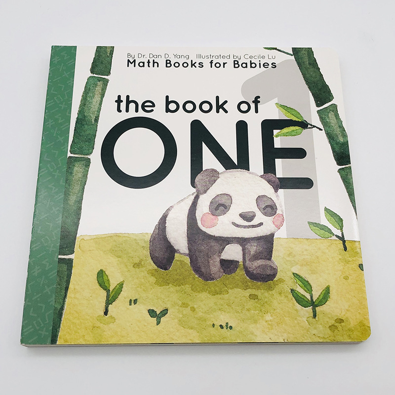 Custom Hardcover Learning Anime Kids Board Book Children Book Printing