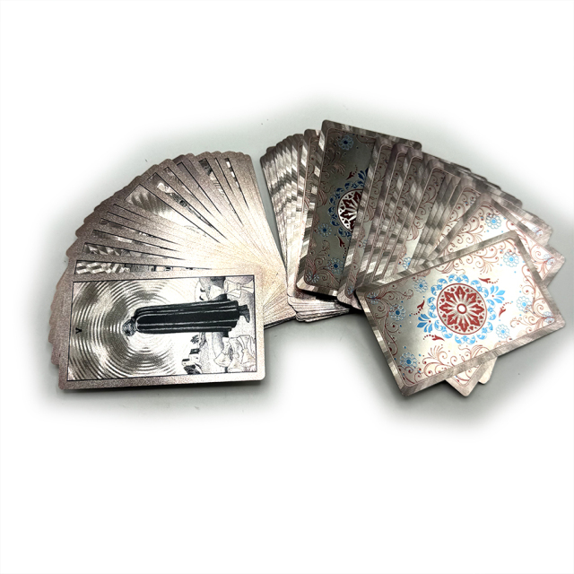 Custom PVC Paper Tarot Cards Printing Gold Foil Desk Game Playing Cards with Box