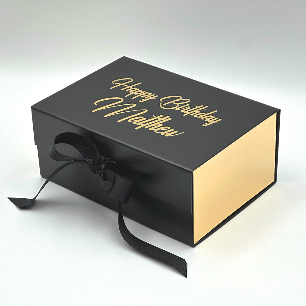 Wholesale Luxury Cardboard Gift Set Box Sponge Liner Matt Lamination Magnetic Closure Custom Logo for Birthday Parties Embossing