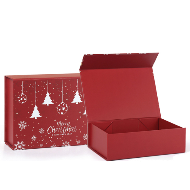 Luxury Christmas Gift Packaging Box Custom Magnetic Printing Boxes Fashions Packaging Gift Box