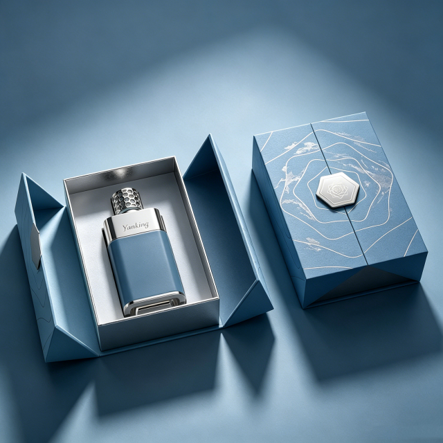 Custom Luxury Double Door Perfume Gift Boxes | Magnetic Cosmetic Packaging Boxes