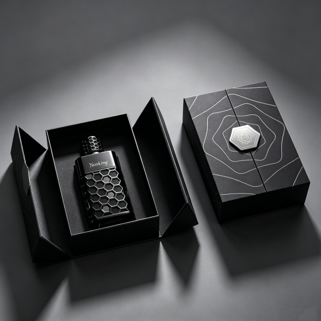 Custom Luxury Double Door Perfume Gift Boxes | Magnetic Cosmetic Packaging Boxes