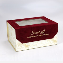 Custom Luxury Magnetic Gift Boxes for Cosmetics | Folding Paper Packaging Boxes with Window