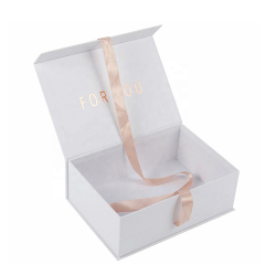 Custom Luxury Magnetic Gift Boxes with Ribbon | Folding Paper Packaging Boxes