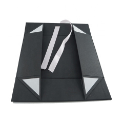 Custom Luxury Magnetic Gift Boxes with Ribbon | Folding Paper Packaging Boxes