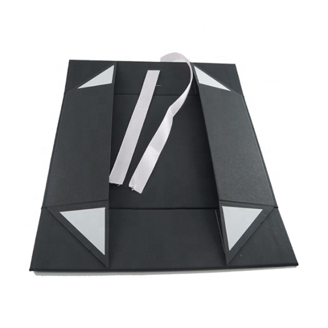 Custom Luxury Magnetic Gift Boxes with Ribbon | Folding Paper Packaging Boxes