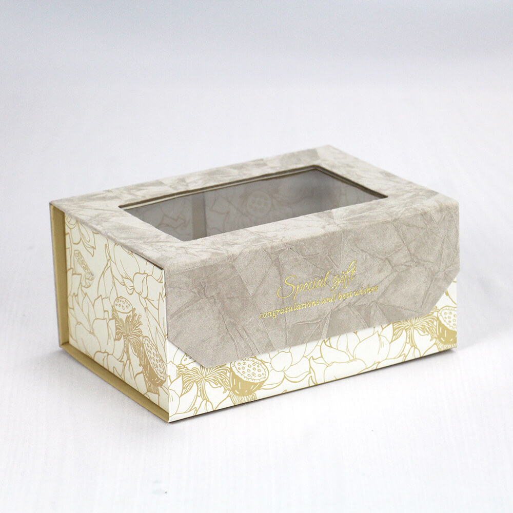 Custom Luxury Magnetic Gift Boxes for Cosmetics | Folding Paper Packaging Boxes with Window