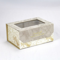 Custom Luxury Magnetic Gift Boxes for Cosmetics | Folding Paper Packaging Boxes with Window