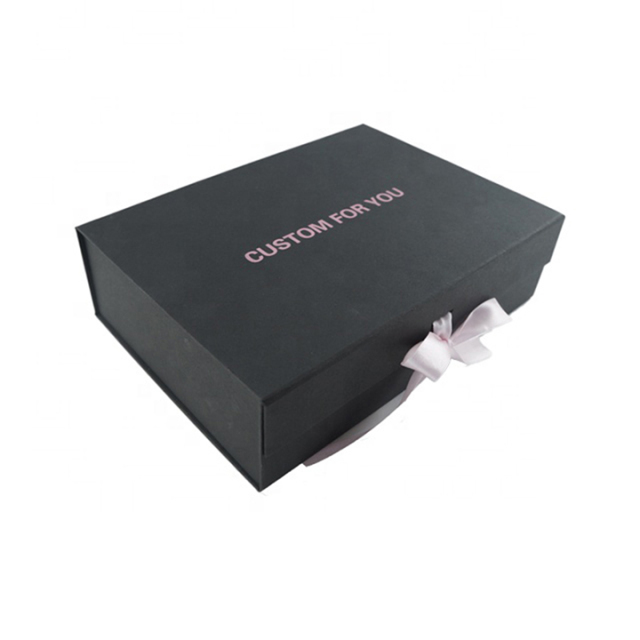 Custom Luxury Magnetic Gift Boxes with Ribbon | Folding Paper Packaging Boxes