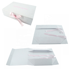 Custom Luxury Magnetic Gift Boxes with Ribbon | Folding Paper Packaging Boxes