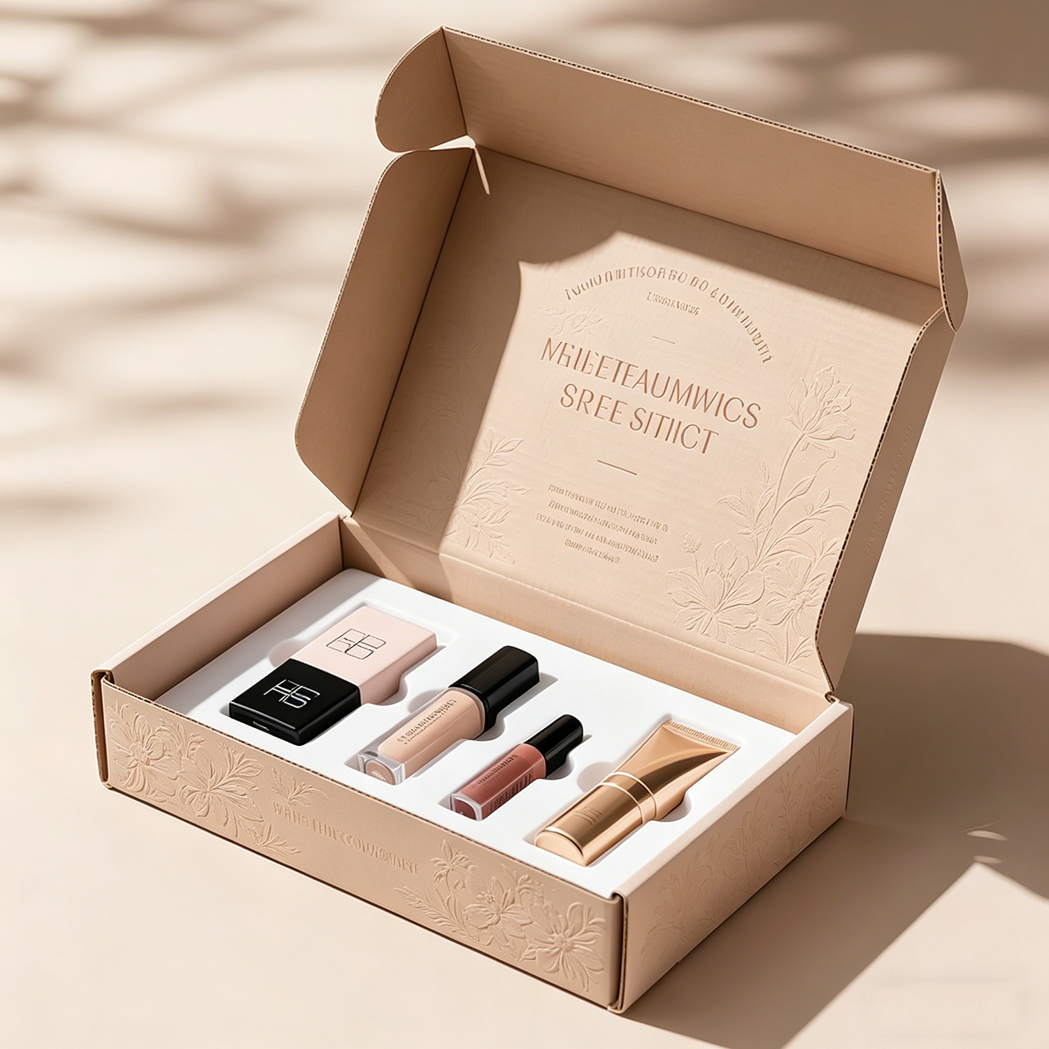 Custom Cosmetic Mailer Boxes with Logo | Eco-Friendly Corrugated Packaging for Beauty Products