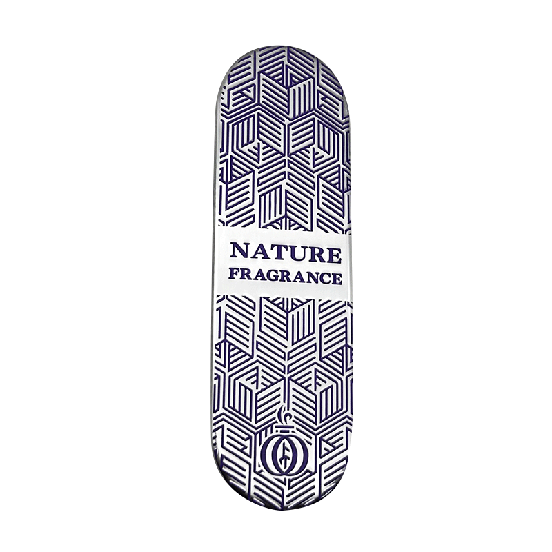 Luxury Gold Foil Metal Perfume Labeling | Riyadh Flower Series Custom Metal Label