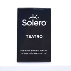 Custom Square Mirror Gold Metal Label for Luxury Brand Packaging