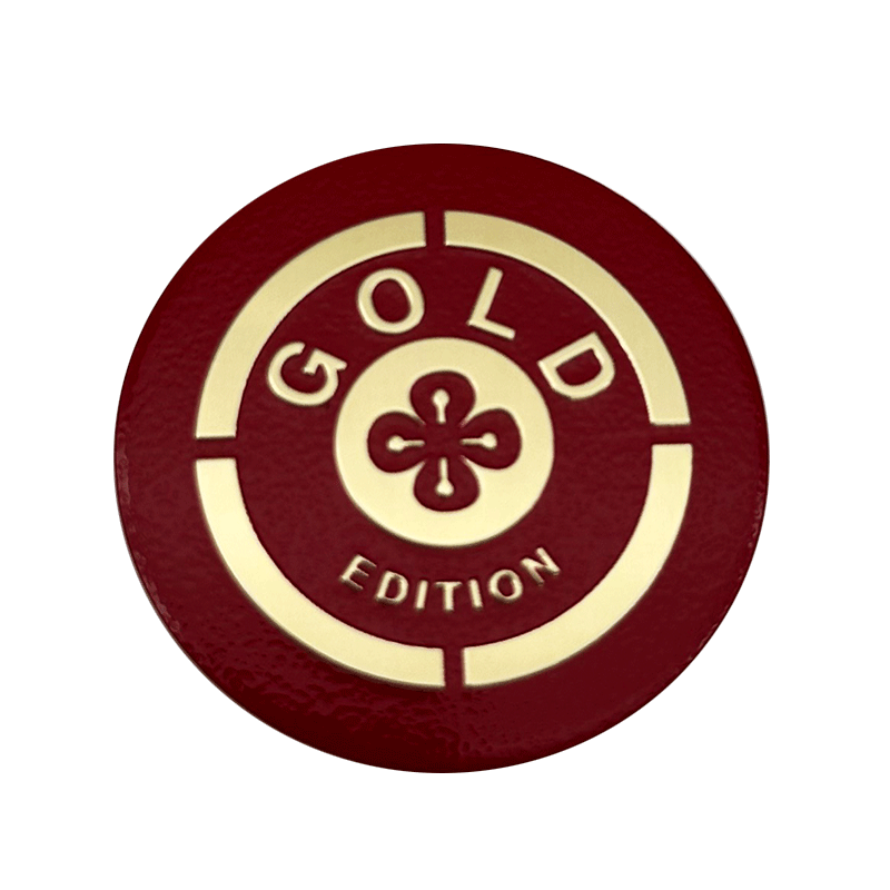 Luxury Gold Foil Metal Perfume Labeling | Riyadh Flower Series Custom Metal Label