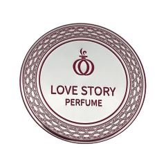 Custom Gold Metal Perfume Labeling | PRIDE MOONLIGHT EDP Luxury Metal Sticker