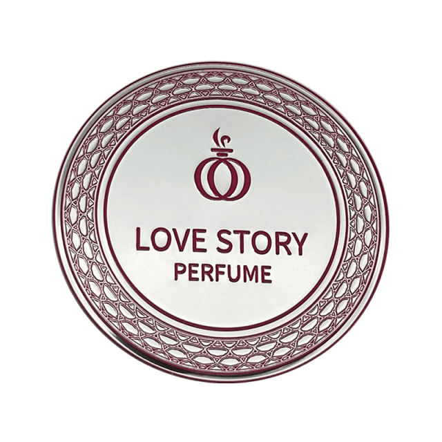 Custom Gold Metal Perfume Labeling | PRIDE MOONLIGHT EDP Luxury Metal Sticker