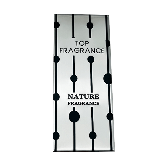 Custom Gold Metal Perfume Labeling | PRIDE MOONLIGHT EDP Luxury Metal Sticker