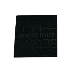 Custom Gold Metal Perfume Labeling | PRIDE MOONLIGHT EDP Luxury Metal Sticker
