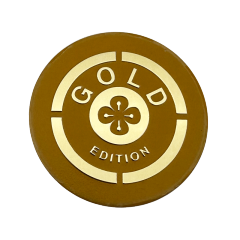 Custom Gold Metal Perfume Labeling | PRIDE MOONLIGHT EDP Luxury Metal Sticker