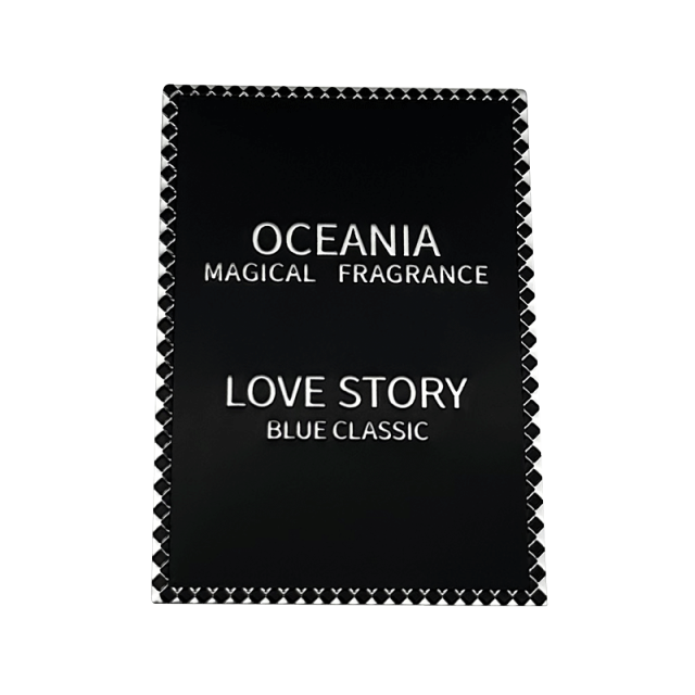 Custom Gold Metal Perfume Labeling | PRIDE MOONLIGHT EDP Luxury Metal Sticker