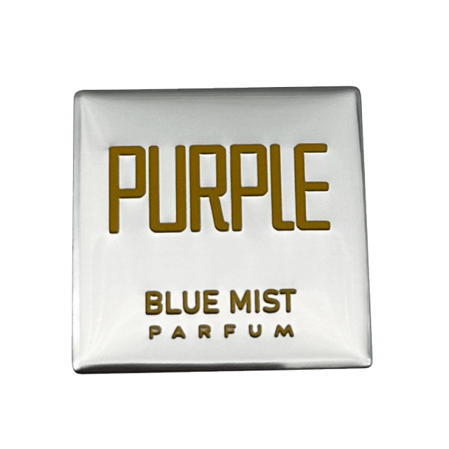 Custom Gold Metal Perfume Labeling | PRIDE MOONLIGHT EDP Luxury Metal Sticker