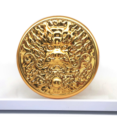 Custom Gold Foil Metal Wine Label | CHÂTEAU MADRAN Luxury Wine Bottle Sticker