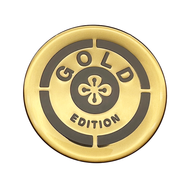 Custom Red Metal Perfume Labeling | NIGHT Series Luxury Embossed Metal Sticker