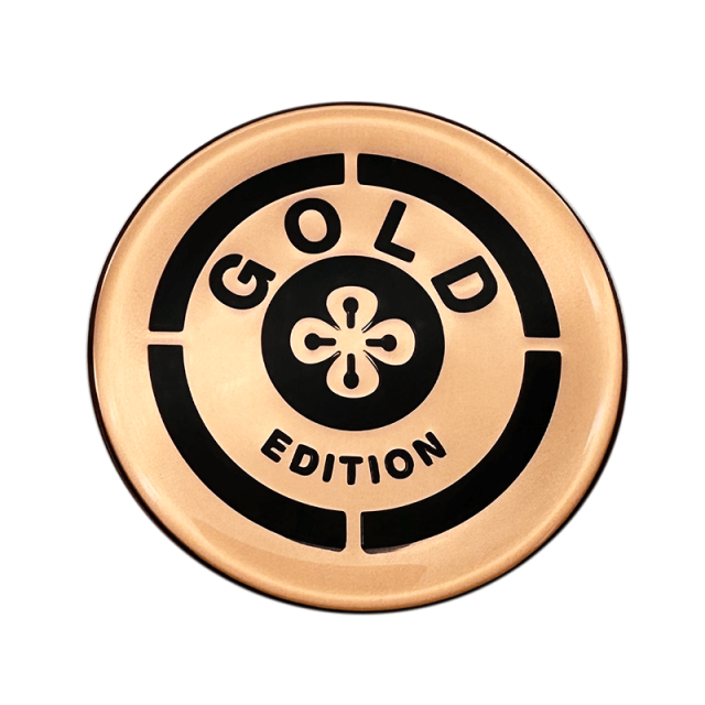 Custom Red Metal Perfume Labeling | NIGHT Series Luxury Embossed Metal Sticker