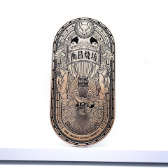 Custom Gold Foil Metal Wine Label | CHÂTEAU MADRAN Luxury Wine Bottle Sticker