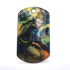 High Definition Metal Keychain Tag – Game & Nature Design Custom Metal Label