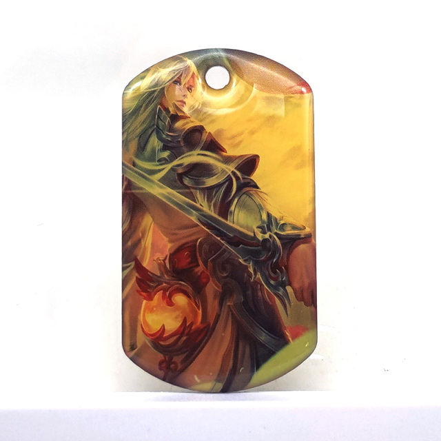 High Definition Metal Keychain Tag – Game & Nature Design Custom Metal Label